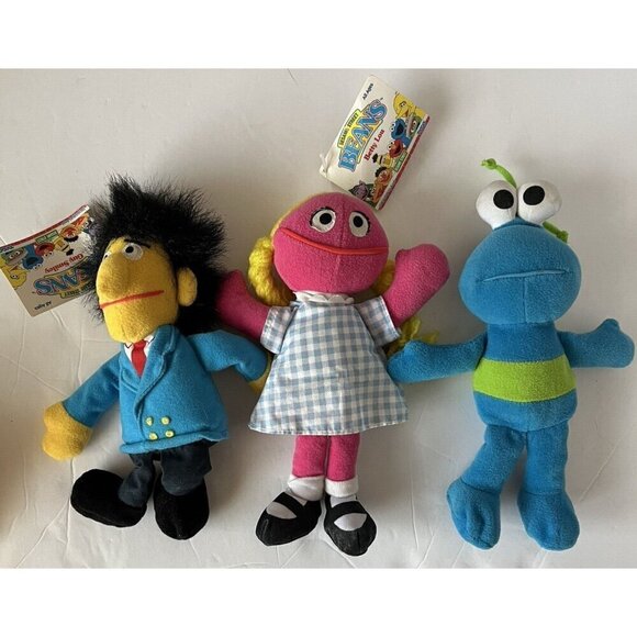 Vtg 90s Sesame Street Muppets Plush Characters Bert Ernie 1997 Stuffed Animal - Picture 5 of 16